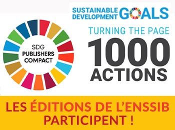 Les éditions de l'Enssib participent à l'initiative "Turning the page - 1000 actions" de l'International publishers association (IPA)